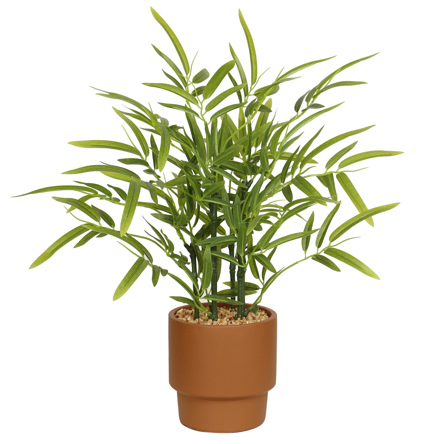 Lifelike Mini Bamboo Bonsai Foliage Leaves Plant