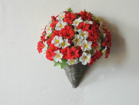 Bouquet of Faux Flowers - For Wall Hanging